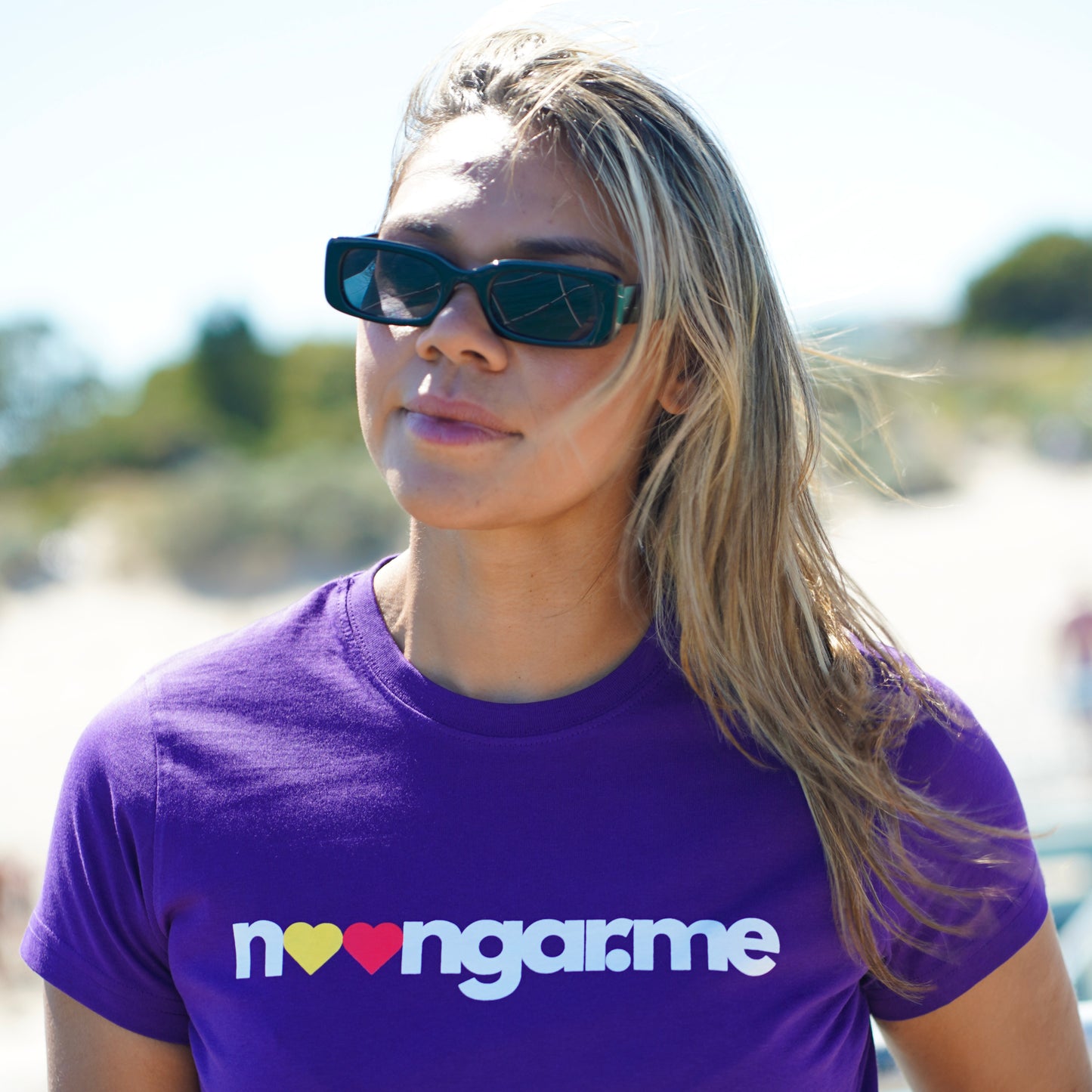 Yorga Purple Fitted T-Shirt