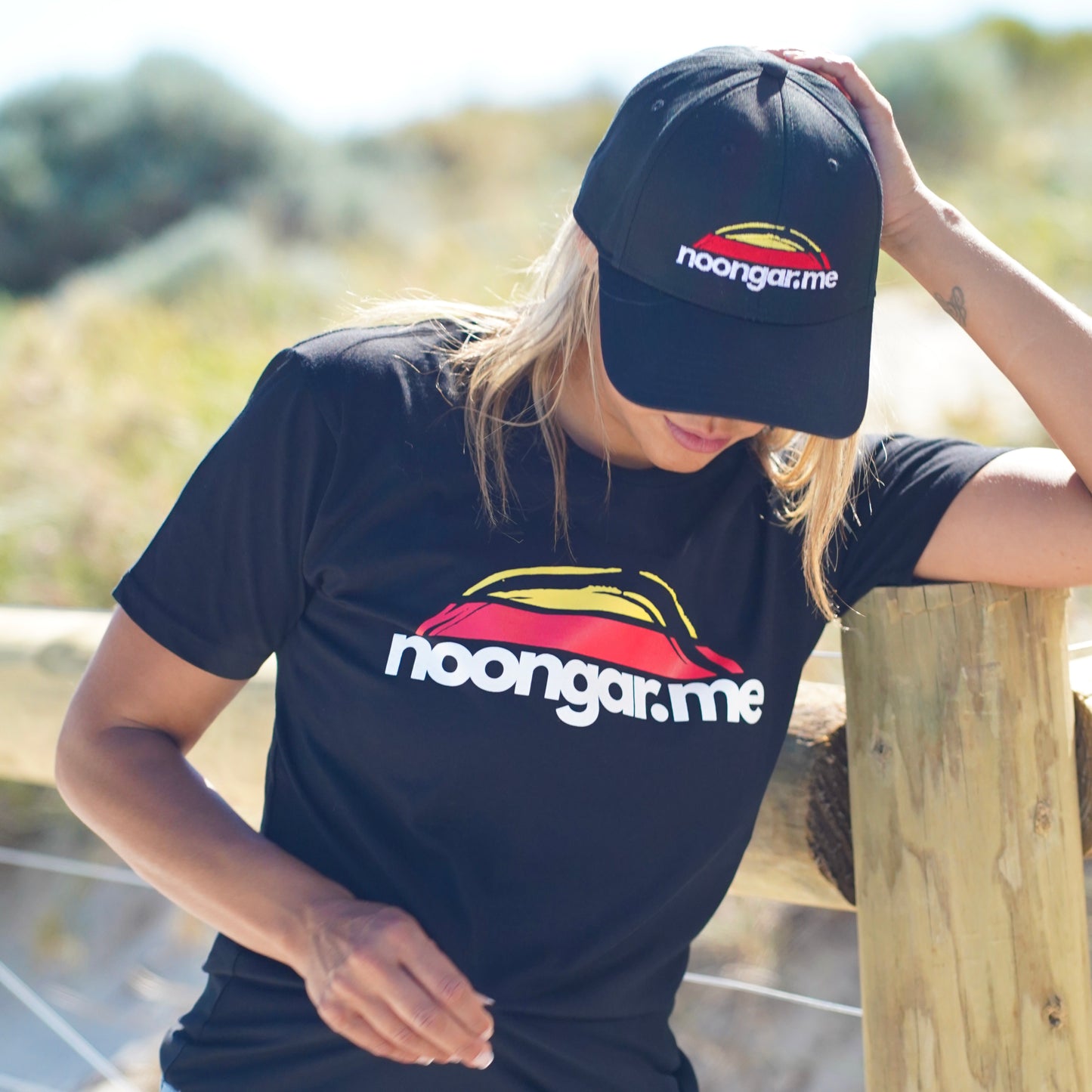 Noongar Mob Adult Black Cap