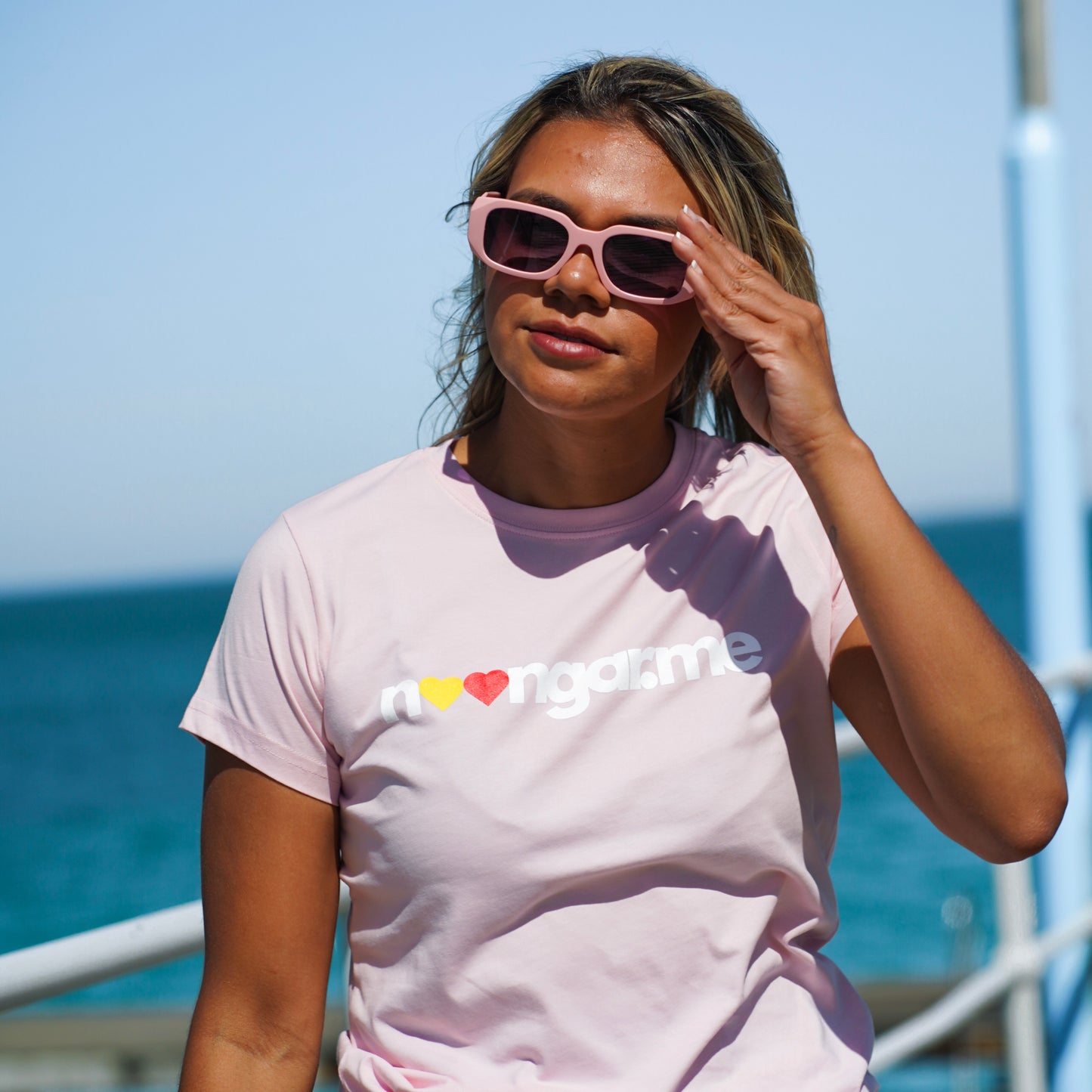 Yorga Pink Fitted T-Shirt