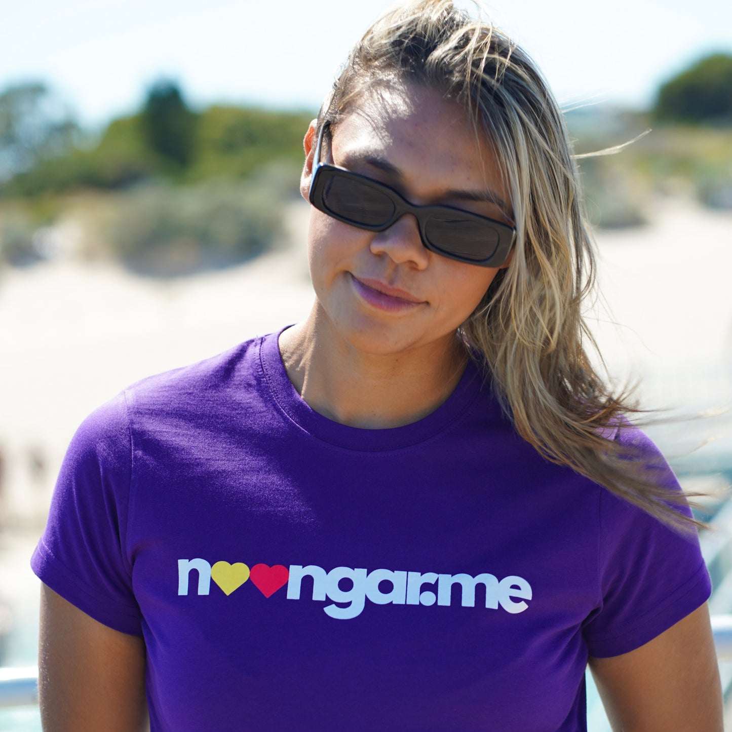 Yorga Purple Fitted T-Shirt