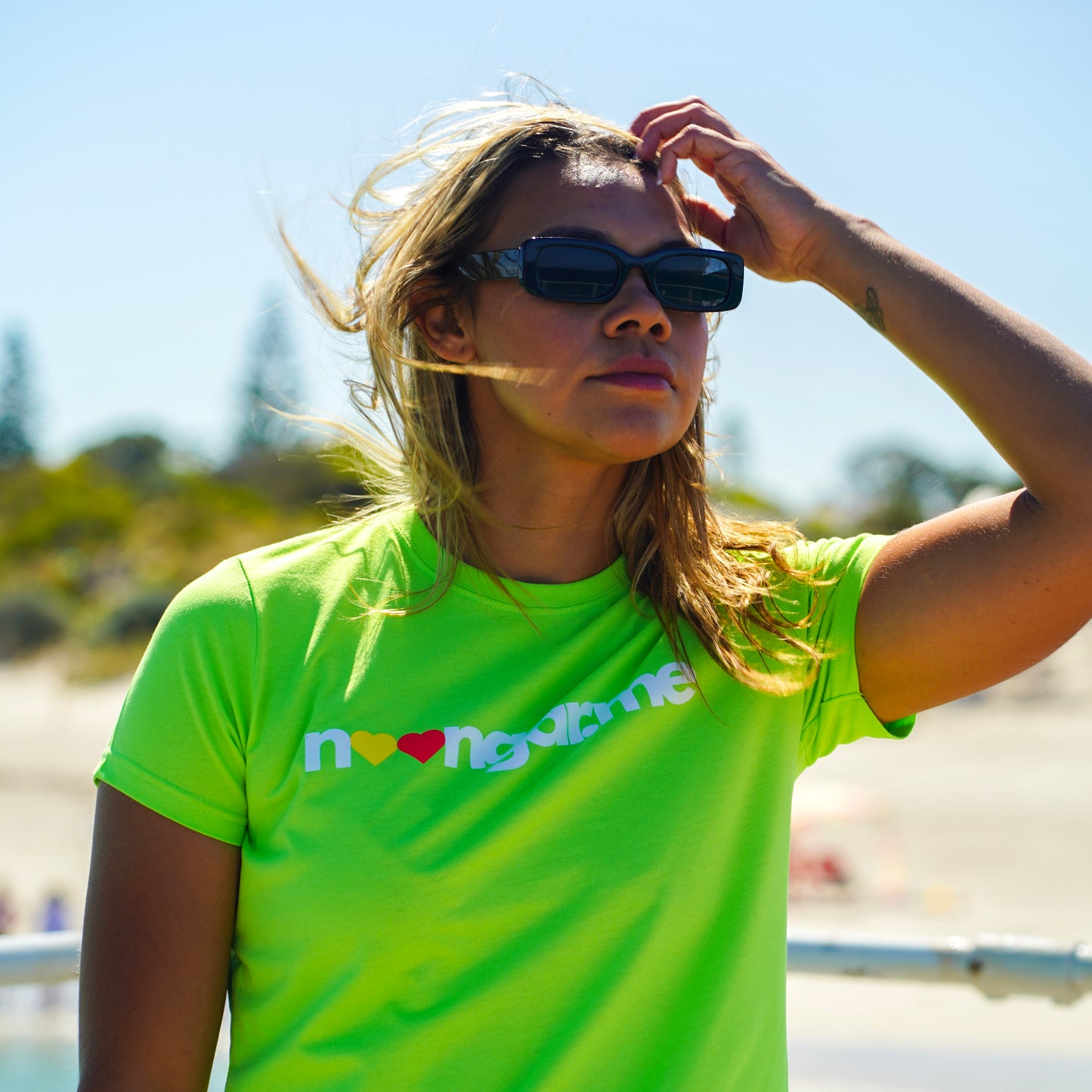 Yorga Lime Fitted T-Shirt