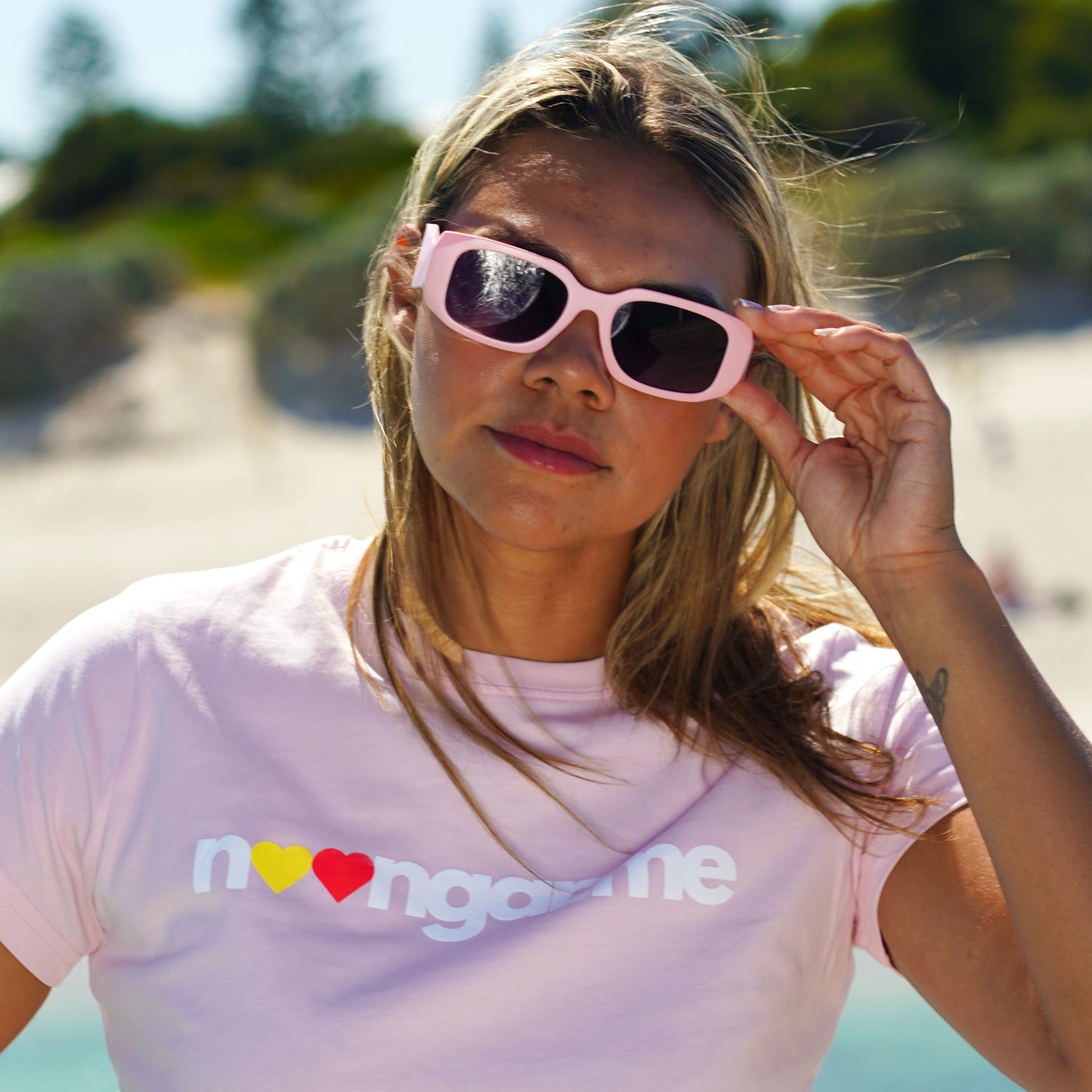 Yorga Pink Fitted T-Shirt