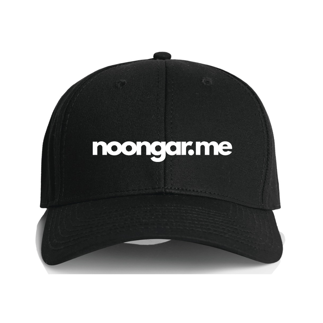 Noongar Embroided Black Cap